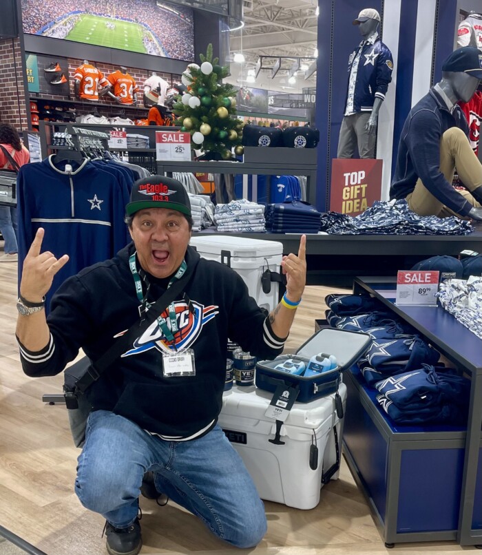 lynn hernandez and cowboy's gear at dick's house of sport