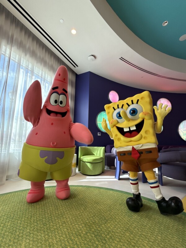 lifesize characters patrick the starfish and spongebob squarepants